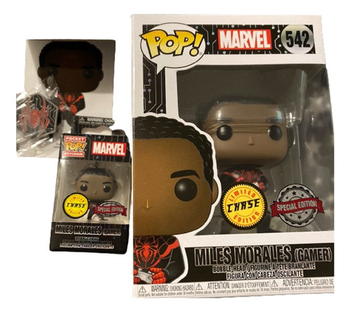 Caja Funko Pop! Miles Morales Gamer Chase #542