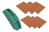 Comprar Kit Lijas Madera 6 Piezas + Respaldo Block Hule De Lijas