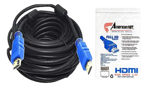 Cable Hdmi Economico Full Hd 1.4v 10 Mts American Net