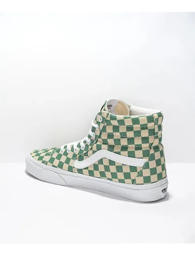 Green checkerboard vans 2025