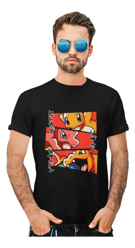 Playera Moda Charmander Charizard Charmeleon , Full Color