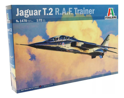 Italeri Avion Jaguar T.2 R.a.f1/72 P/ Armar Pintar 1470