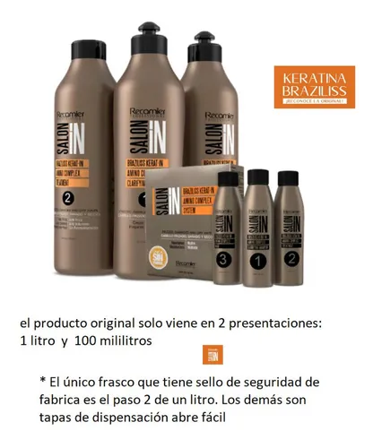 Keratina Alisadora Braziliss Recamier Original Env o gratis