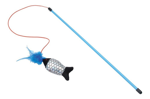 Juguete Caña De Pescar Gatos Turbo Fishing Pole Wand