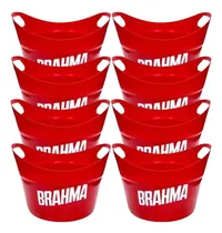 Comprar 8 Fraperas Hielera Balde Hielo Plastica Bares Resto Brahma