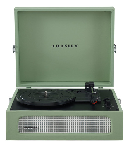 Crosley Cr8017b-sa Voyager - Tocadiscos De Vinilo Portatil V