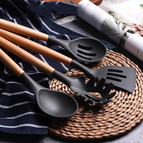 Juego De Utensilios De Cocina Antiadherentes De Silicona