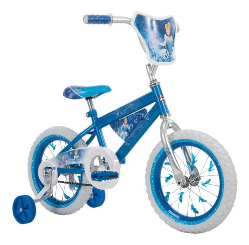 Bicicleta R14 Huffy Disney Cenicienta Color Azul Claro Tamaño Del Cuadro 14