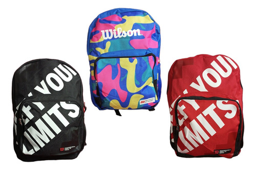 Bolso Wilson Morral Urban Mochila Escolar Impermeable