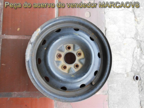 1 Roda De Ferro Aro 14 5 Furos Do Chrysler Neon 3