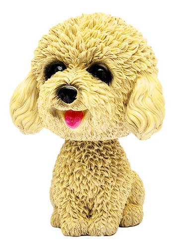 Teddy (amarillo) Adorno Para Perro Con Cabeza Temblorosa De