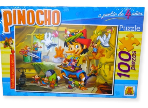 Rompecabezas Implás Pinocho 100 Piezas - Lanus
