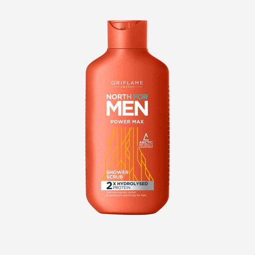 Shampoo Y Gel De Ducha Exfoliante North For Men Power Max 