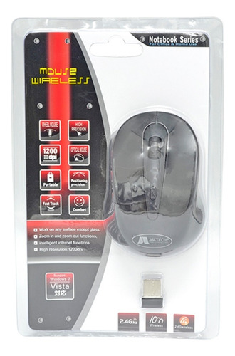 Imagen 5 de 5 de Mouse Inalámbrico Curvo Cod 10589