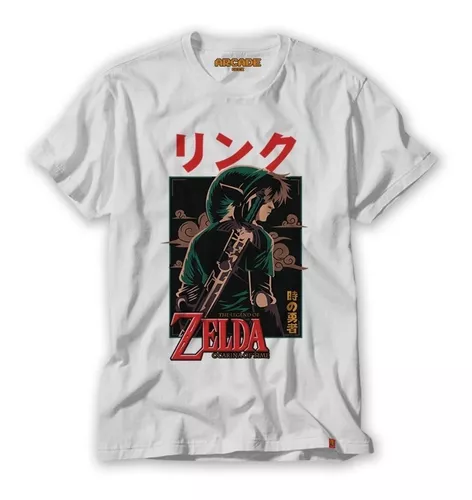 Camiseta masculina Preta algodao Legends Never Die Link Zelda Arte no  Shoptime