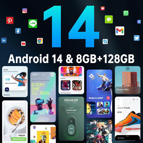 Oukitel Wp28s Celular 4gb Ram+128gb Rom 10600mah Batería 6.52 Hd Doble Sim Android 14/nfc/teléfono Móvil Resistente