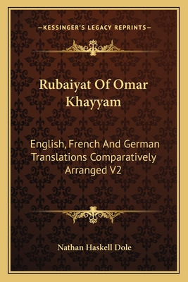 Libro Rubaiyat Of Omar Khayyam: English, French And Germa...