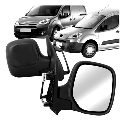 Par Retrovisor Berlingo 98 99 00 01 A 18 19 Controle Interno