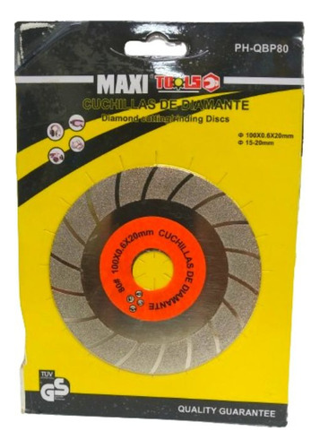 Disco De Corte De 4pulgadas N-80 Para Vidrio Maxi Tools