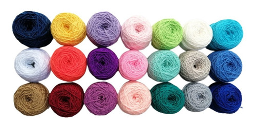 Kit De Crochet 21 Hilos Macramé Wayú, 2 Agujas, Aguja Lanera
