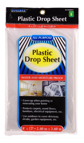 Cobertor D Plástico Protección Para Pisos Pintura 2.40x3.60m