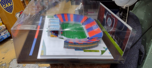 San Lorenzo Estadio Nuevo Gasometro Cancha Maqueta 3d Armada