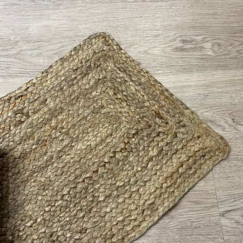 Alfombra Camino 33x180cm 100% Yute Hecho En India 1.8 M 33 Cm Trenzado Natural