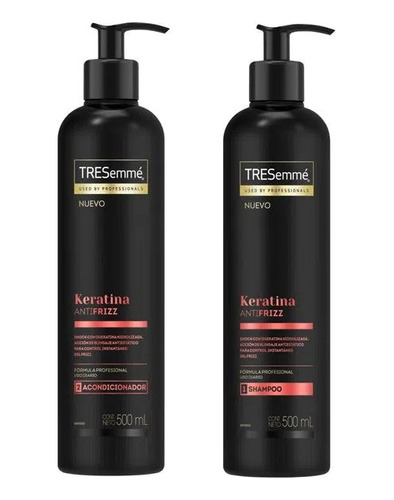 Kit Tresemme Keratina Antifrizz Shampoo Acondicionador 500ml