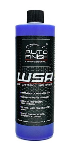 Wsr- Water Spot Remover Quita Gotas Marcas De Agua  500ml