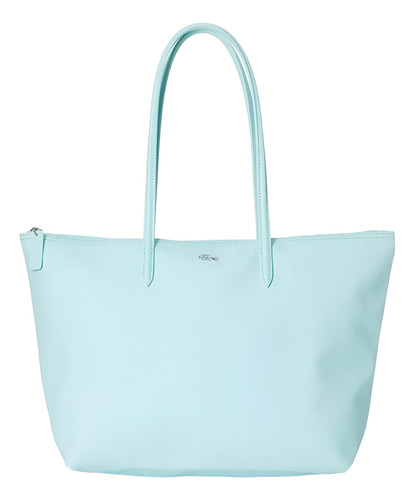 Lacoste Tote Bag L12 Azul Claro Agua Lisa Agua