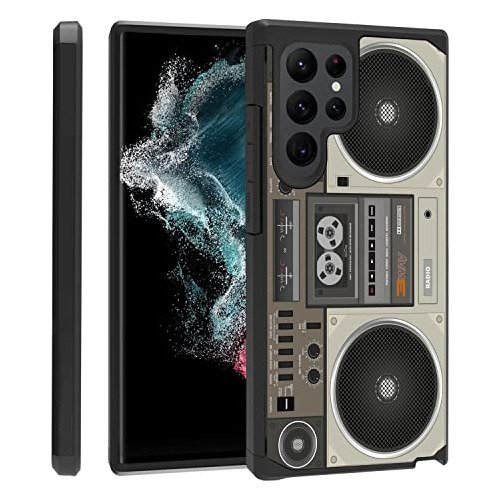 Funda Para Samsung Galaxy S22 Ultra 5g Retro Radio Pc Duro Y