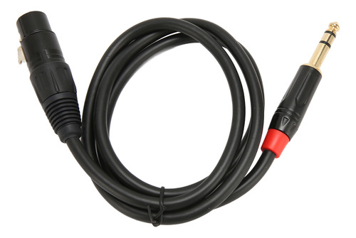 Cable Xlr Hembra A Trs De 3 Pines, Xlr A Trs Audio De 6,35 M