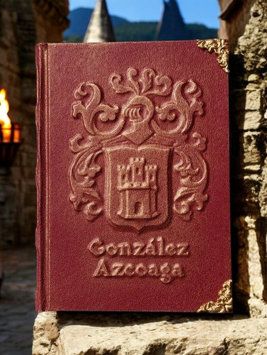 Grimorio Personalizado Con Tu Nombre Y Símbolo En Relieve