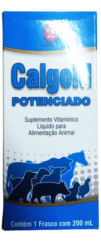 Cal Gold Potenciado 200ml Suplemento Animal - Vilavet