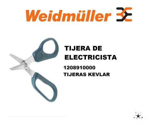 Tijeras Para Electricista 1208910000 Weidmüller