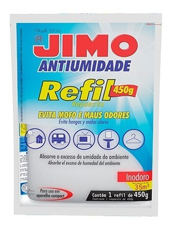 Kit 9pçs Anti Umidade Jimo Refil Compact 450gr