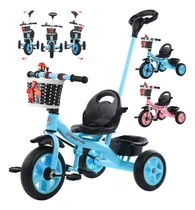 Comprar Triciclos Para Niños Con Cajuela Y Barra De Empuje 2 En 1