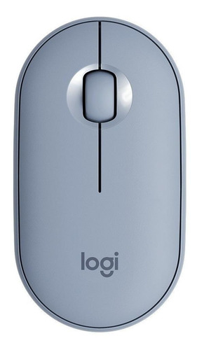 Imagen 1 de 7 de Mouse inalámbrico Logitech  Pebble M350 gris azulado