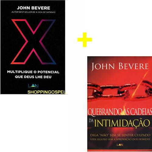 Livro Multiplique + Quebrando As Cadeias Intimidação Bevere