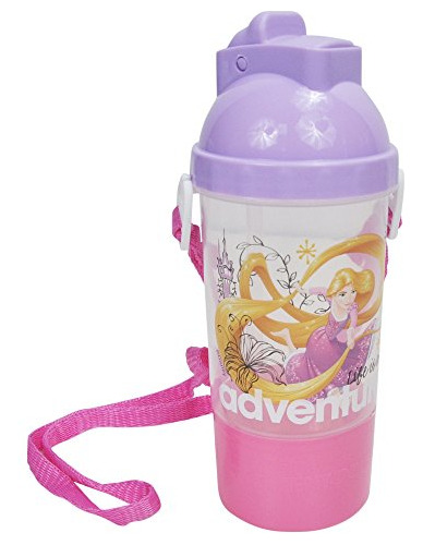 Botella De Agua Y Refrigerio Para Niñas De Disney Princess R