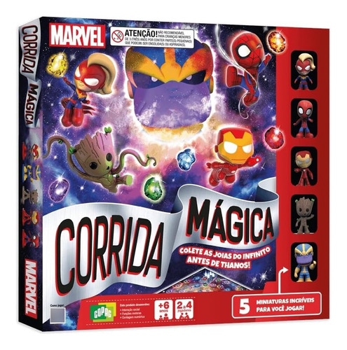 Jogo Marvel Corrida Mágica Copag