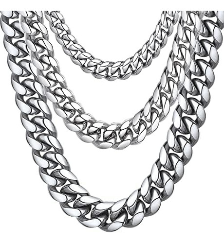 Chainshouse Collar De Acero Inoxidable Para Hombre, Collar D