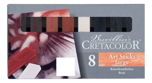 Cretacolor Brevillier Barras Pastel Y Carbon  X 8