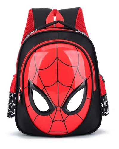 Mochila 3d Spiderman Hombre Araña Kinder O 1ero Primaria