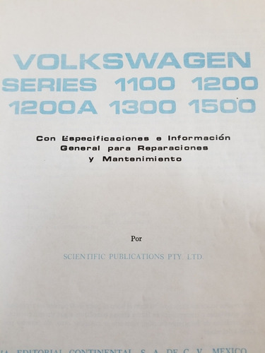 A6 Manuales Para El Taller Cecsa Volkswagen (Usado)