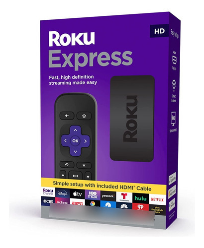 Roku Express (nuevo) Dispositivo De Transmisión Hd Roku