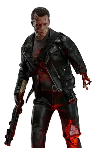 Hot Toys T800 Battle Damaged 2.0 Dx46 Exterminador Do Futuro