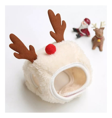 Disfraz Navideño Con Gorro Para Mascotas Y Babero 2024