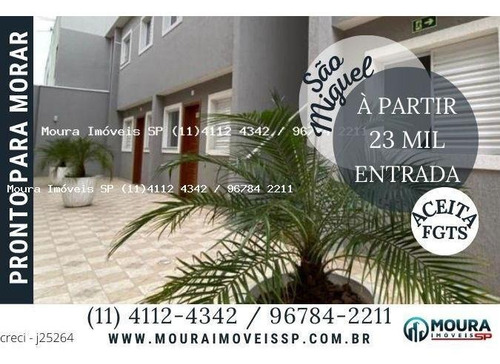 Imagem 1 de 15 de Casa Sobreposta Para Venda Em São Paulo, São Miguel Paulista, 2 Dormitórios, 1 Banheiro, 1 Vaga - 218754127_2-1140693