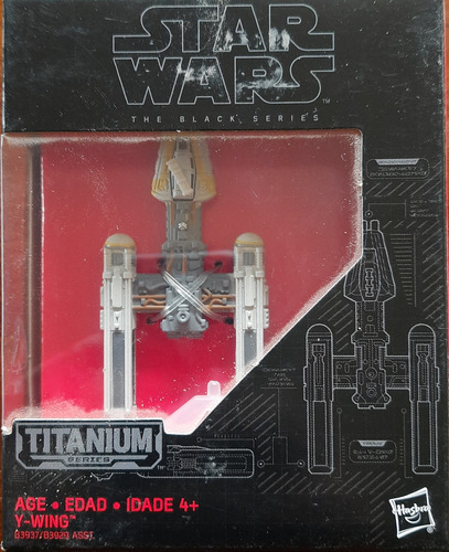 Figura Star Wars Y Wing Titanium Metálica Japonesa Hasbro